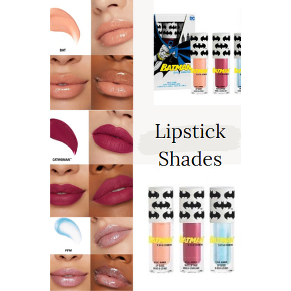 Batman x Kylie Cosmetics Makeup Set Lipstick Eyeliner Highlighter Eyeshadow NIB - Picture 14 of 16